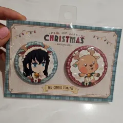 鬼滅の刃 時透 無一郎 クリスマス バッジ セット