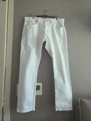 ポロラルフローレン 白 デニム