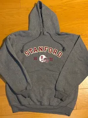 00s  champion  チャンピオン　スウェット　パーカー　フード　スタンフォード　キルティング　フットボール　Stanford  カレッジ