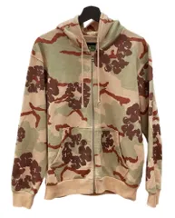 デニムティアーズ DENIM TEARS Camo Cotton Wreath Zip Hoodie カモ コットン リース ジップ フーディ パーカー カモ柄 パーカ 総柄 マルチカラー Sサイズ 104MT-2433