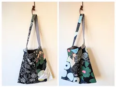 【1点もの】ワンショルダー　トートバッグ　ブラック系