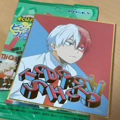 僕のヒーローアカデミア ヒロアカ 轟 焦凍 ビジュアル色紙