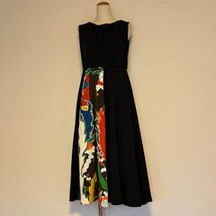 沖縄 YOKANG ロングドレス ヨーカン フラ 紅型花柄 - メルカリ