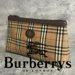 ✨希少✨ Burberrys バーバリー ポーチ クラッチバッグ ノバチェック シャドーホース 定番