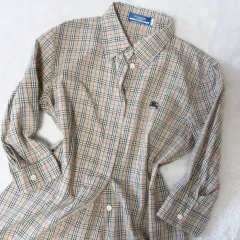 BURBERRY バーバリー ブルーレーベル 森ガール ノヴァチェック シャツ