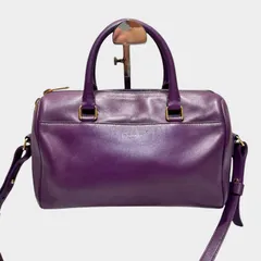 美品！Saint Laurent サンローラン　Baby Duffle　ベイビーダッフル　2way ショルダーバッグ　ハンドバッグ　パープル系