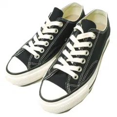 CONVERSE ADDICT コンバースアディクト CHUCK TAYLOR CANVAS OX チャックテイラー キャンバス オックス 1AD661 US4.5(23cm) BLACK スニーカー シューズ g22910
