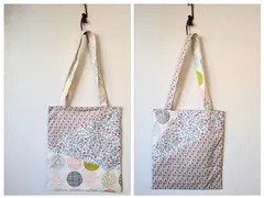 【1点もの】トートバッグ　リバティ＆花柄