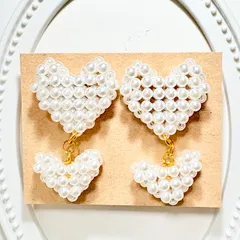 ハンドメイドピアス【No.12】