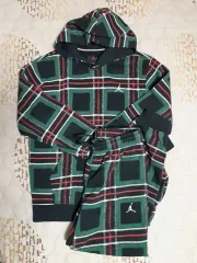 ナイキジョーダン CHECK トレーナー フリース フード付きTシャツ ズボン セットアップ S