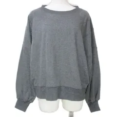 アズノウアズ as know as アノネネ anonene スウェット トレーナー V20029 長袖 裏毛 無地 グレー 1 M相当 Xのサムネイル