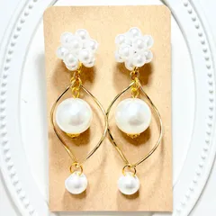 ハンドメイドピアス【No.13】