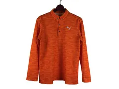 【中古ゴルフウェア】PUMA(プーマ) 長袖ポロシャツ M
