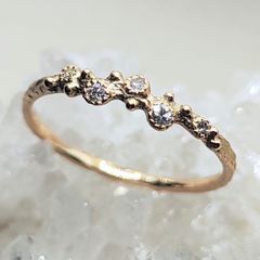 noguchi BIJOUX 14金ゴールド ブラウンダイヤモンドリング - メルカリ