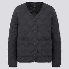 UNIQLO ユニクロ ウルトラライトダウンリラックスジャケット ウルトラライトダウン ウルトラライト ダウン ダウンジャケット キルティング パフテック ブラック XL