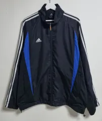 XL (105) adidas アディダス ヴィンテージ ブラック 起毛 ウィンドブレーカー