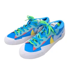 未使用品 NIKE SACAI ナイキ サカイ DM7901-400 BLAZER LOW ブレーザー 27.5cm US9.5 KAWS × sacai × Nike Blazer Low Neptune Blue