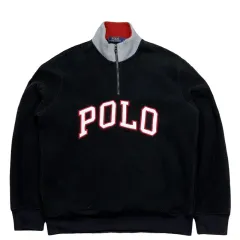 RALPH LAUREN ハーフ ジップアップ フリース M