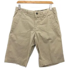 バーバリー ロンドン BURBERRY LONDON ハーフパンツ チノパン ショート ノバチェック ベージュ M ■MET2