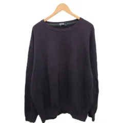 ポロ バイ ラルフローレン Polo by Ralph Lauren 古着 トレーナー スウェット ロゴ刺繍 ポニー刺繍 オーバーサイズ XL 紫 パープル ☆AA★ ■MET2