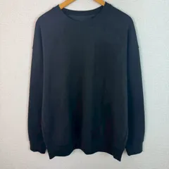 UNIQLO：C ユニクロシー スウェット 無地 ブラック XXLサイズ メンズ 古着 シンプル モード オーバーサイズ