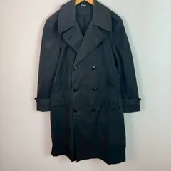 米軍実物 US NAVY トレンチコート オールウェザーコート 無地 ブラック 38Sサイズ メンズ 古着 アメカジ ミリタリー