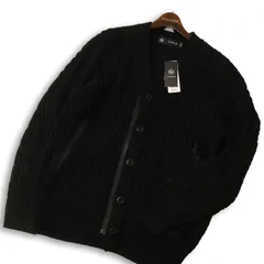 【新品 24AW】 GU × UNDERCOVER ジーユー × アンダーカバー 秋冬 ケーブル★ ニット カーディガン Sz.M メンズ 黒 未使用