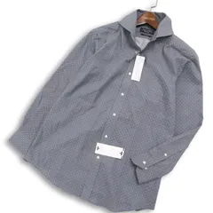【新品 未使用】 hiromichi nakano ヒロミチナカノ 通年 Slim model ドット 総柄 長袖 シャツ Sz.43-82 メンズ 大きいサイズのサムネイル