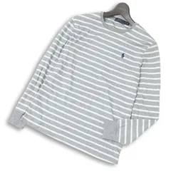 POLO RALPH LAUREN ポロ ラルフローレン 通年 ポニー刺繍★ 長袖 ボーダー ロンTシャツ カットソー Sz.XS メンズ