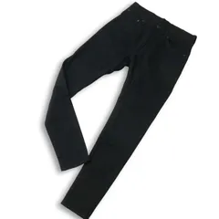 EDWIN エドウィン E0422 ストレッチ★ スキニー ブラック デニム パンツ ジーンズ Sz.S　メンズ 黒