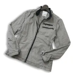 NICOLE CLUB FOR MEN ニコルクラブ フォーメン 通年★ 千鳥格子 スタンドカラー ブルゾン ジャケット Sz.46 メンズ
