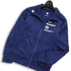 DESCENTE デサント 通年 Move Sport★ ストレッチ トラック ジャケット ブルゾン Sz.S メンズ 紺 ネイビー トレーニング