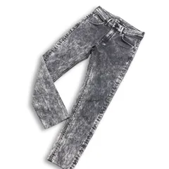 LEE BLACK RIDERS リー ブラックライダース LM3751 加工★ ストレッチ スキニー デニム パンツ ジーンズ Sz.XS メンズ