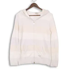 gelato pique ジェラートピケ 秋冬 ふわもこ♪ ボーダー ジップ パーカー ルームウェア Sz.F レディース 部屋着