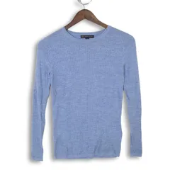 346 Brooks Brothers ブルックスブラザーズ 秋冬 ウール100％★ リブ ニット セーター Sz.S レディース