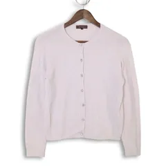 Reflect リフレクト 秋冬 ウール混★ ラインストーン リブ ニット カーディガン Sz.11 レディース