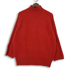 VIS ビス 秋冬 オーバーサイズ★ ハイネック ニット セーター プルオーバー チュニック Sz.F レディース