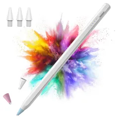 【人気商品】ipad ペンシル 高感度 極細ipad pencil タッチペン スタイラスペン 傾き感知機能 誤作動防止 磁気吸着 Bluetooth接続不要 軽量 耐摩 USB充電式 2018年以降iPad Pro/iPad air/iPad mini/iP