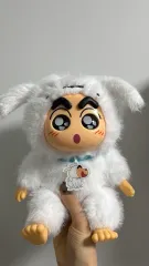 クレヨンしんちゃん シロ Labubu（ラブブ）ぬいぐるみ