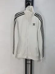 アディダス ジャージ ベッケンバウアー トラックジャージ 白 白黒 xs
