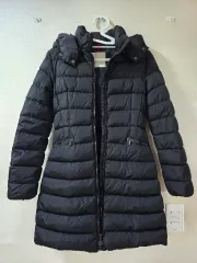 MONCLER モンクレール キッズ シャ（チュール）ルパル Charpal ロング丈 ダウンジャケット ブラック