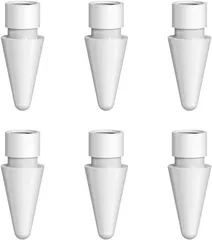 【在庫処分】ぺん先 iPad用ペンシル ipad 第1/2世代用 pro Pencil アップル pencil交換用チップ 交換用ペン先 KIROSA アップルペンシル B0CBMPLR4N用 6個入り