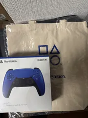 PS5 DualSense ワイヤレスコントローラー コバルトブルー トートバッグ付