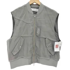 ジーナシス JEANASIS シアーレイヤード MA-1ベスト レディース FREE 