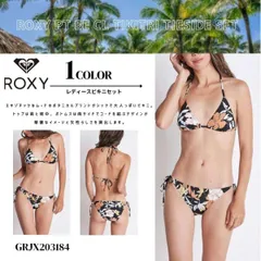 ロキシー ビキニセット レディース 通販 新作 人気 水着 女性 かわいい ギフト プレゼント ビーチ リゾート 黒 ボタニカル柄 Ｍ L ROXY GRJX203184