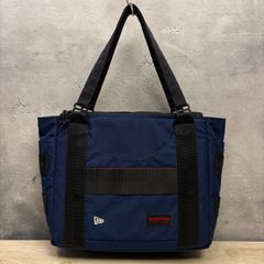 BRIEFING ニューエラ ネイビー トートバッグ　ダブルネーム　廃盤レア BRIEFING × NEWERA トートバッグ ハンドバッグ ネイビー - メルカリ