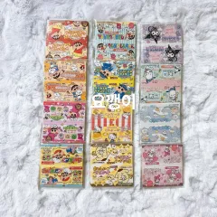 サンリオ クレヨンしんちゃん ミニ ヘッダータグ 120枚 まとめ出品 ハローキティ マイメロディ クロミ