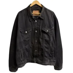 Levi's リーバイス風 イミテーション ブラックデニムジャケット Gジャン 黒 No.L810