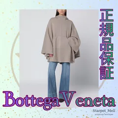 Bottega Veneta ベージュのカシミア混フード付きケープ