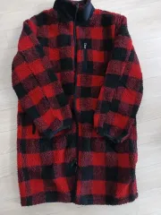 レッド ブラック CHECK ボア Long ロング 66